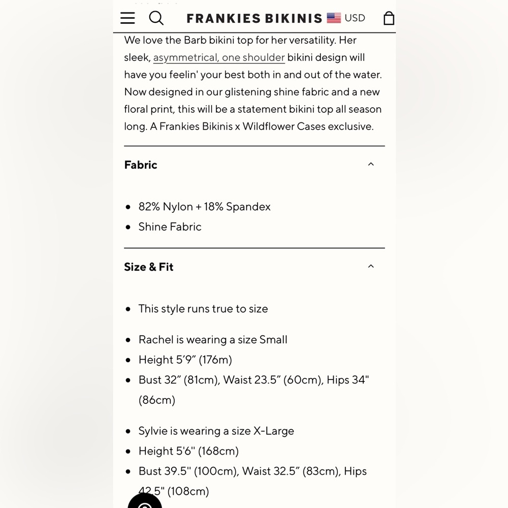 NWT Frankie’s Bikinis Mariposa Set - Picture 7 of 16